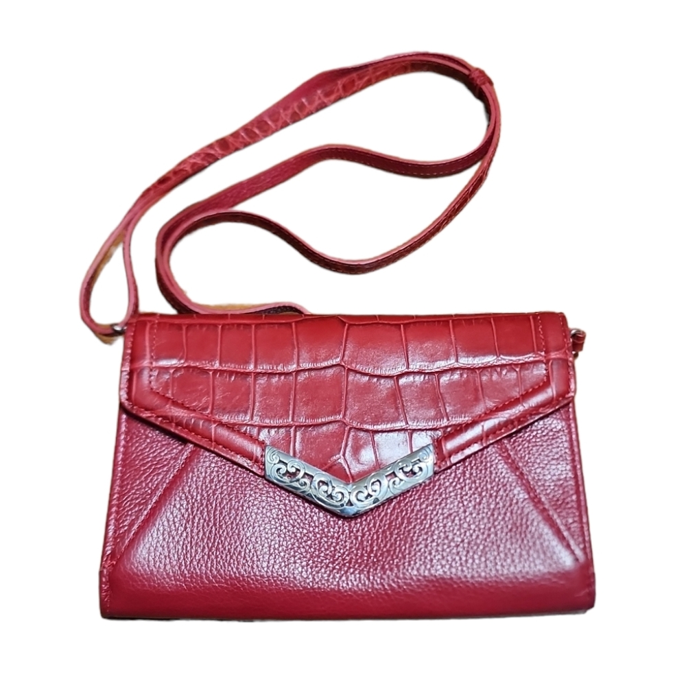 Brighton Mingle Slim Crossbody - Lipstick